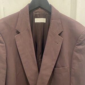 Dries Van Noten Men's Dark Brown Blazer IT 38 (small)